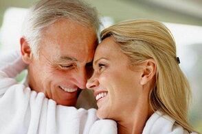 srečen človek, ki je povečal svojo potenco po 50